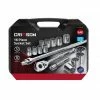 Crimson Force Tools 16 Piece 1/2" Drive SAE Socket Set In Case - 7019404 - Sockets & Socket Sets