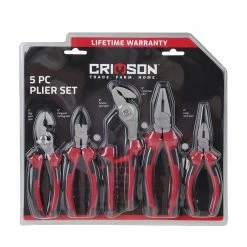 Crimson Force 5 Piece Pliers Set - CT-2432-016 - Cutters & Nippers