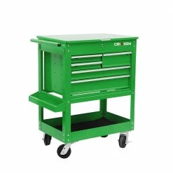 Crimson Force Sales Shop 27 Crimson Force Green 30in 5 Drawer Tool Cart - MW-0308GN - Tool Chests