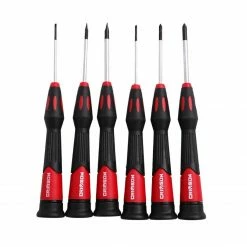 Crimson Force 6 Piece Precision Screwdriver Set - CT-2442-008 - Screw Drivers