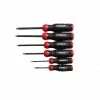 Crimson Force 6 Piece Diamond Tip Magnetic Screwdriver Set - CT-2442-004 - Screw Drivers