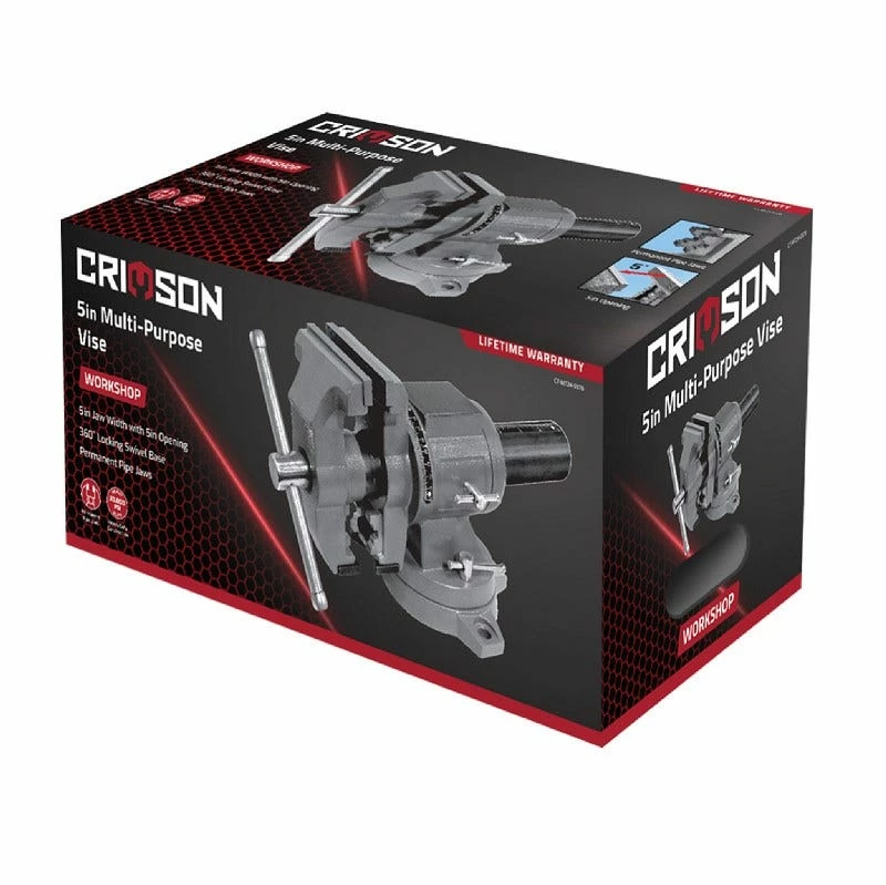 Crimson Force Tools 5" Multi-Purpose Vise - 7059108 - Sockets & Socket Sets 1 Crimson Force Tools 5" Multi-Purpose Vise - 7059108 - Sockets & Socket Sets