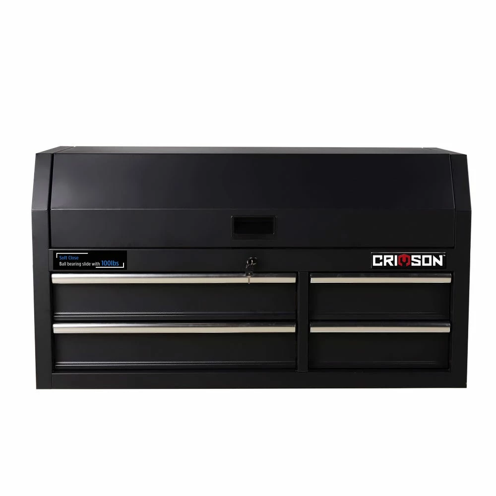 Crimson Force Top 4 Drawer 42" Gloss Black - CT421804ASC-RK - Tool Boxes 1 Crimson Force Top 4 Drawer 42" Gloss Black - CT421804ASC-RK - Tool Boxes