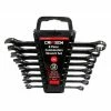 Crimson Force Tools 8 Piece SAE Black Combination Wrench Set - 7019043 - Sockets & Socket Sets