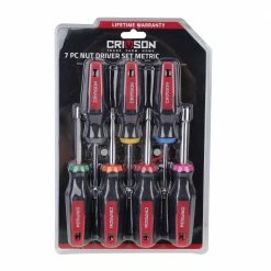 Crimson Force 7 Piece Nut Driver Set Metric - CT-2443-002 - Nut Drivers