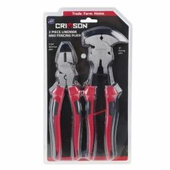 Crimson Force 2 Piece Lineman and Fencing Plier - 88-282-0204 - Hand Tools