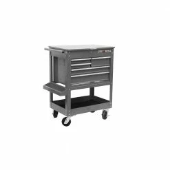 Crimson Force 30 Inch 5 Drawer Tool Cart Gray - 24570005 - Tool Boxes
